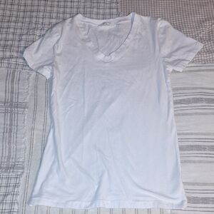 White V-Neck T-Shirt